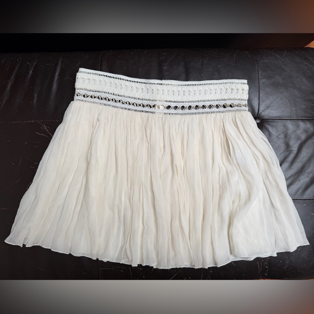 NWT 100% Silk Chloe x Barneys New York Mini Skirt | Size 40/8